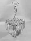 Faibra 15.75" Gold Crystal Pendant Light Fixtures, 5Light Luxury Crystal Pendant