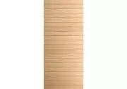 Camden: Exterior White Oak Multi Horizontal Plank Door with Horizontal Grain