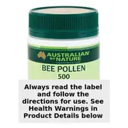 Australian by Nature Bee Pollen 500mg 180 Capsules