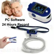 Finger Pulse Oximeter,Blood Oxygen,Spo2 Monitor 24Hour Rec+USB+Software,CMS50DA+