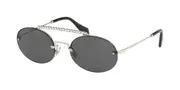 Miu Miu MU60TS 1BC1A1 Women’s Sunglasses Silver Size 54