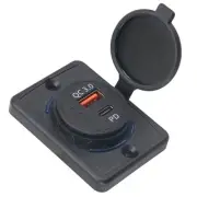 4X Car Socket 18W And QC 3.0 USB Socket 3.0 QC 3.0 for Car Boat Marine1521