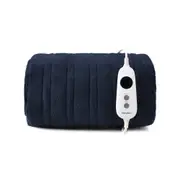 Dreamaker Coral Fleece Electric Heated Throw Blanket [130x160cm] (Midnight Blue)