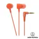 [P.A錄音器材專賣] Audiotechnica 鐵三角 ATH-CKL220 色彩耳塞式耳機 橘