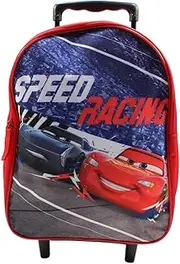 [Disney] Trolley Cars 31 cm, Perfect for Children, Travel or School Bag, Fun and Practical Design, Blue, Trolley, Blue, Trolley