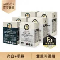 在飛比找momo購物網優惠-【AGENDA】90日必備囤貨組 光燦煥白穀胱甘肽粉*3+專