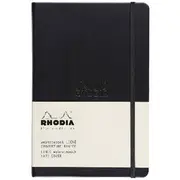 Rhodia Webbie A5 Lined Notebook Black 192 Pages