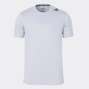 【adidas 愛迪達】D4T HR HIIT Tee 男 短袖 上衣 T恤 亞洲版 運動 訓練 健身 透氣 白(IB9092)