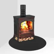 Wood Burning Stove Pad, Fire Pit Mat under Grill Pad, Fireproof Corner Fireplace