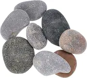 CIYODO Pcs Hand-Painted Rocks DIY Painting Stones for Boys and Girls Creative Stones Smooth Pebbles for Garden Decor
