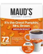 Decaf Pumpkin Spice Flavored Coffee Pods, 72 ct, Medium Roast Flavored Coffee...