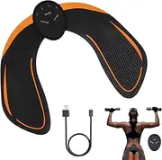 Hip Trainer, Electric Muscle Stimulator, Muscle Trainer, Butt Trainer with Resistant Bands, Glute Muscle Stimulator, Rechargeable Intelligent Butt Lifting Machine, 25.5x20.5cm