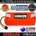 6.5Ah For Xiaomi Robot Vacuum Cleaner Battery Roborock S50 S51 S52 S53 T6 T61