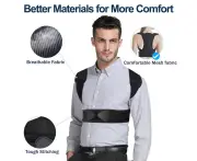Posture Corrector Back Brace for Men Women Pain Relief Back Spine support correction straps Anti Kyphosis - L