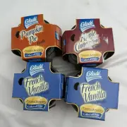4 Glade Candles Thomas Kinkade pumpkin pie apple cinnamon French vanilla NEW
