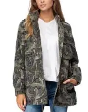 Rip Curl Womens 8 ANORAK SHERPA Lined JACKET COAT - GJKAA1 Olive Rrp $159.99