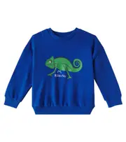 [Mini Rodini] Mini Rodini Lizard cotton jersey sweatshirt Y 10/11 blue