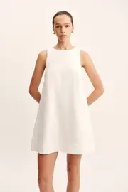 POPPY MINI DRESS - IVORY