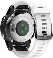 [ANCOOL] Compatible with Fenix 5S Bands 20mm,Quick Release Soft Silicone Strap for Fenix 6S/Fenix 6S Pro/Fenix 5S Plus Smart Watch-White
