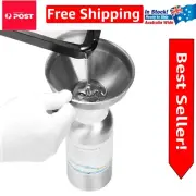 Effortless Filtering with Stainless Steel Funnel & Strainer for Resin and Paint