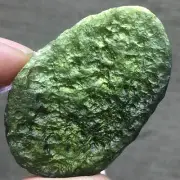 59.75Ct Genuine MOLDAVITE Czech Republic Certificate of Authenticity