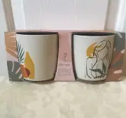 Eccolo Modern Design Decor Planters Set Of 2 Brand New Original Package