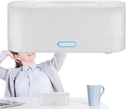 Flame Diffuser | Portable Rechargeable Room Humidifier,Colorful LED Light Cool Mist Humidifier with Waterless Auto-Off Protection, Personal Humidifier for Living Room Kids Room