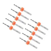 1/8" Shank 1.7mm Tungsten Carbide CNC Precision Micro PCB Drill Bits 10-Pieces