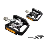 SHIMANO XT PD-T8000 SPD Trekking Pedals - Black/Silver