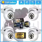 3MP Waterproof Camera Wi-fi Surveillance External Wireless Track Night Vision