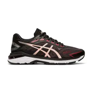 【asics 亞瑟士】慢跑鞋 女鞋 運動鞋 緩震 GT-2000 W 黑粉 1012A146-004