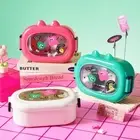 Insulated Lunch Container Cartoon Food Storage Box School Kids Office Worker