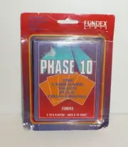 Phase 10 Card Game VTG 1992 by Fundex Games Family Phase Ten NEVER USED