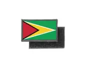Flag patch printed badge country guyana
