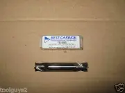 BEST CARBIDE 4 FLUTE UNIVERSAL APPLICATION 3/16" DOUBLE END STUB END MILL"NEW"