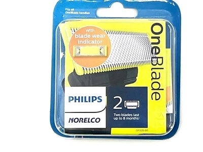 New Philips Norelco OneBlade Series Replacement Blades 2 Pack QP220/80