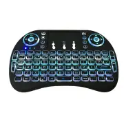 2.4GHz Wireless Rainbow Backlight Keyboard With Touchpad Mouse For TV Box/Smart TV/PC