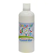 Boyle 500ml Snowball White Crafty Kid Washable Paint
