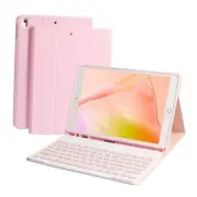 Keyboard Case for iPad 10.2" 9th 8th 7th Generation, Built-in Pencil Pink
