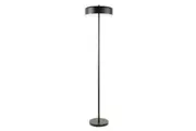 Kello Interior Drum Shade Matte Black Iron Floor Lamp