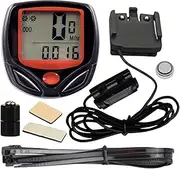Mlllokfki Cycling Speedometer Odometer, LCD Display Odometer, Multifunctional Computer, Cycling Odometer Display, Portable Bikes Speedometer, Clear Data Odometers for Bikes