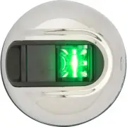 ​Attwood LightArmor Vertical Mount Navigation Light Starboard Green Stainless