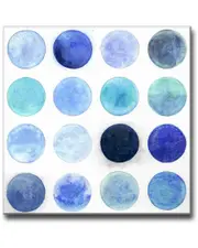 Ready2HangArt Blue Moons II Wrapped Canvas Wall Art