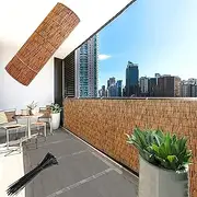 Natural Reed Fence, Roller Blind Outdoor, Decorative Fences,Bamboo Privacy Fencing,Pool and Patio Screen, Eco-Friendly Garden Reed Fencing,Easy Assembly (Size : 110cmx1000cm(3.6ftx33ft))