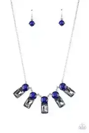 Paparazzi Necklace- Celestial Royal- Blue