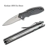 New KERSHAW 1830 Oso Sweet Assisted Flipper Liner Lock Drop Point Black Knife