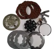 LAMBRETTA GP COMPLETE STANDARD CLUTCH SYSTEM SPIDER FLANGE CORK STEEL PLATES SPR