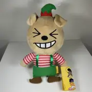Kakao Friends Christmas Plush 13” Ryan Dog - Elf Suit