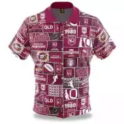 QLD Maroons NRL State of Origin Pop Art Shirt Sizes S-5XL BNWT