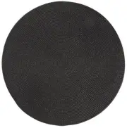 Now Designs Disko Placemat, Black - Set of 4 (1780500)